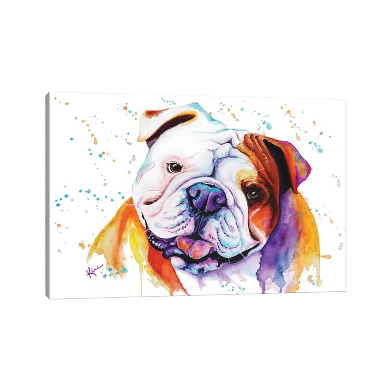 iCanvas "English Bulldog" by Lindsay Kivi Canvas Print Bed Bath